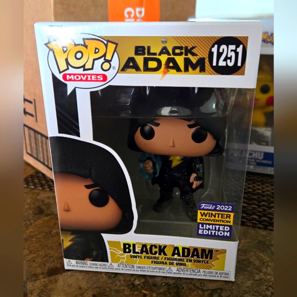 Funko Pop Black Adam # 1251 - Winter Convention 2022 Limited Edition